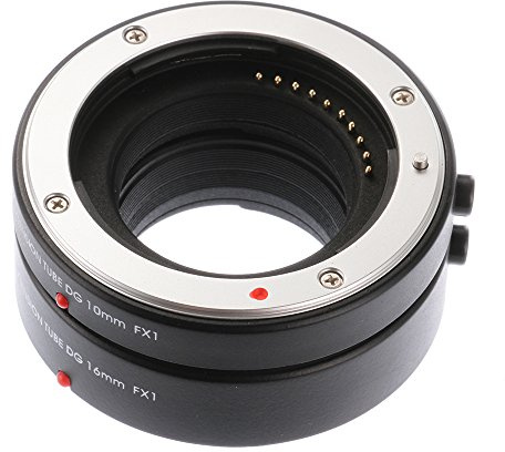 Ruili Autofokus Makro Zwischenringe Extension Tube Set (10mm, 16mm) DG für Fujifilm FX X-H1 X-E3 X-T10 X-T1 X-T2 X-T20 X-Pro1 X-Pro2 X-M1 X-A1 X-A2 X-A3 X-A5 X-A10 X-A20 X-E1 X-E2 X-E2S