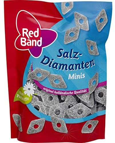 Red Band Salzdiamanten Minis – Großpackung: 11er Pack (11 x 200 g Stehbeutel) - Süß-salzige Weichlakritze - Kleine Schätze in großen Portionen - Holländische Qualität