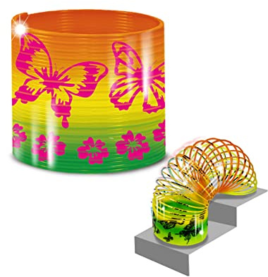 Super Spring - Schmetterling von Deluxebase. 6,5 cm Kreaturen Regenbogen Frühling Spielzeug. Fantastisches Fidget Spielzeug für Erwachsene und Kinder