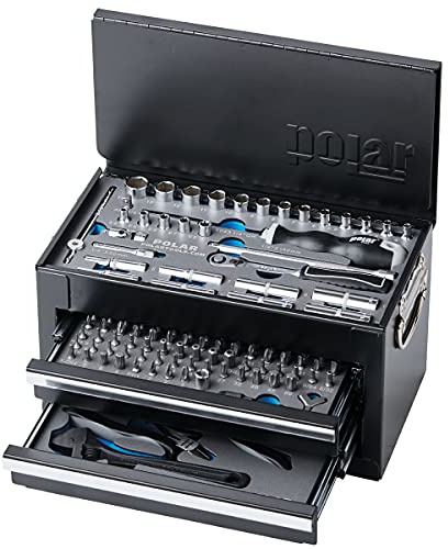 Polar Tools 1092-0141 Mikro-Werkzeugkoffer, 141-teilig