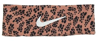 Nike Athletic Headband Wide aus recyceltem Polyester in der Farbe Mineral Clay/Black/White, N.100.3646.205.OS