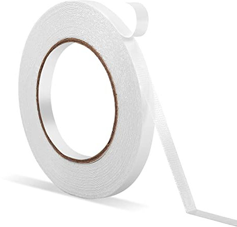 AIEX 65.6 Feet Double Sided Tape, Multifunctional Double Sided Tape Super Sticky Mounting Tape Heavy Duty for Home Office School (White, 10mmx20m)