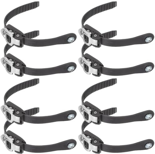 BESPORTBLE Juego de 8 Correas de Repuesto para Patines de Ruedas, Fijaciones de Snowboard y Patines en línea, Hebillas de Polipropileno portátiles para Zapatos de Skate