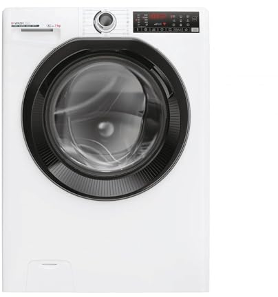 Hoover H3WPS4376TAMB6-S - Lavatrice carica frontale, Slim (44 cm), 7 kg, 1300 giri/min, Classe energetica A