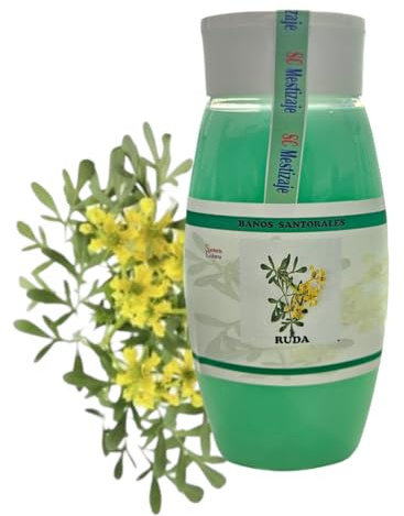 Jabón de Ruda, Gel de baño Ruda para la limpieza 250 ml, Natural Gel de BAÑO DE RUDA Quita brujería, Protección Ruda, Ruda Esoterica.