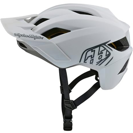 Troy Lee Designs Jungen 113540010 MTB-Helm, Weiß, Einheitsgröße
