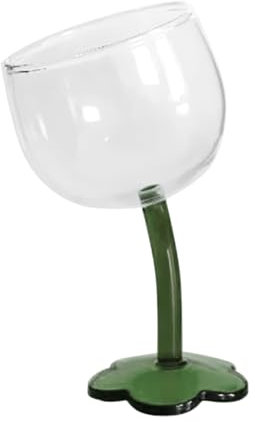 JYCRA 200 Ml Kreative Blumen-Weingläser, Kristall-Weingläser, Kelch, Wein, Cocktail, Saft, Glas, Kelch, Blumen, für Party, Bar, Hochzeit(#5)