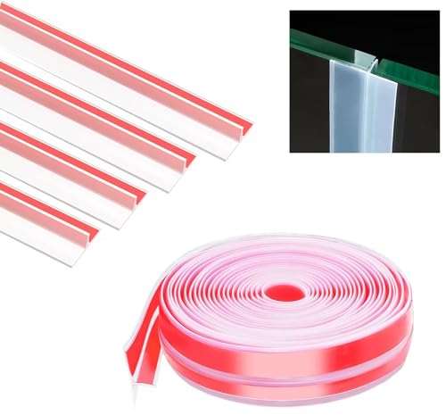1 Roll 35mm x 9M Forma di T Nastro Sigillante in Silicone Paraspifferi Sottoporta Guarnizione per Porta e Finestre Striscia per Protezione da Suoni, Freddo, Antipolvere