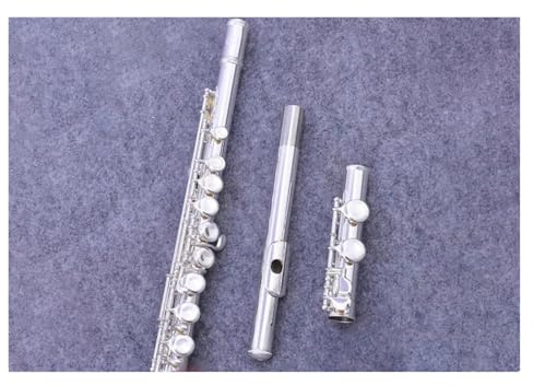 16 löcher Geschlossen C Schlüssel Flöte Cupronickel Versilberung Flauta Transversal Instrumentos Musicales