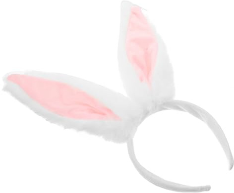 VALICLUD Orecchie Da Coniglio Pelose Cerchetto Orecchie Lunghe Da Coniglio Copricapo Accessori Per Costume Di Halloween
