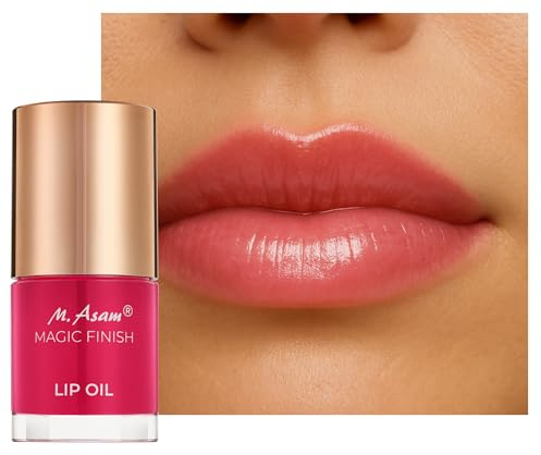 M. Asam MAGIC FINISH Lip Oil Raspberry Dream (6ml) – Lippenöl Für Gepflegte, Glänzende Lippen, Spendet Feuchtigkeit & Volumen, Leichte Textur Mit Glanz-Finish & Hyaluron, Vegane Lippenpflege