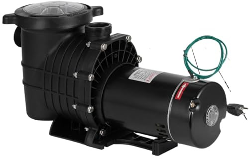 1 bomba de piscina con filtro de arena de alto flujo 1.5HP-2.5HP bomba de agua 1850W bomba de acuario para piscina interior/superior (110-230V 2HP)
