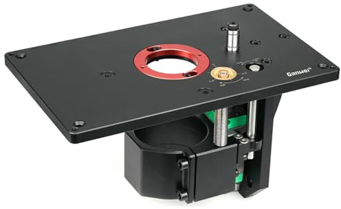 VIDOO Sollevatore per Fresatrice Verticale 0-57mm, Piattaforma Elevatrice Banco, Base per Incisione Legno, Utensile Scanalatura