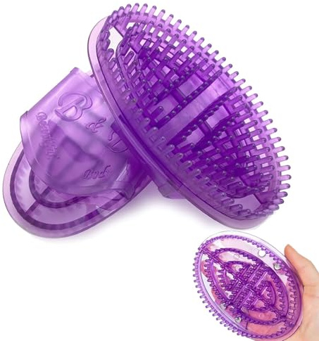 Cryptisg 2 Pièces Brosse de Massage, Professional Brosse Méridienne