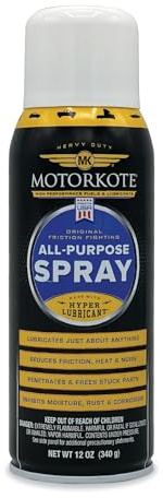 MotorKote All Purpose Spray Lubricant | Penetrates, Lubricates & Protects Metal Surfaces | 12 oz., Single