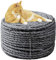 6mm Sisal Corde pour réparation et Remplacement de Chat Scratch Pilier, Rayure Arbre, Chat Rayure Tampon/Tapis/Botteur Jouet, Tuyau/Escaliers/Pneu Emballage, Accueil Décoration, 6mm*100m, Gris