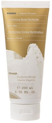 KORRES AEGEAN BRONZE Illuminating Bodymilk für strahlende Haut & Glow, mit luxuriöser Textur und angenehmen Sommerduft, vegan, 200 ml