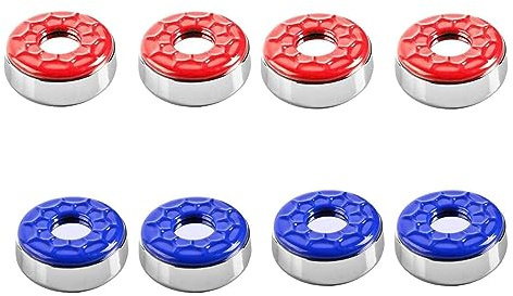 F Fityle Juego de 8 Discos de Tejo, Reemplazos de Discos de Mesa de Tejo, Equipo de Tejo, Accesorios de Mesa de Tejo de 58 Mm para Niños, Adultos