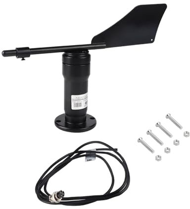 SHYISY Anemometre de Vent Capteur Vitesse Capteur de Vent RS485, Sortie de Signal de Jardin, capteur de Direction du Vent en Alliage d'aluminium, Instrument de Mesure de la Vitesse de la girouette