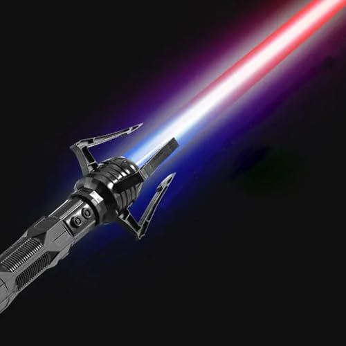 nezababy 7 Farben Laserschwert,Lightsaber Spielzeug mit Soundeffekten,Duell Lichtschwerter für Kinder Weihnachten Halloween Cosplay, Einheitsgröße