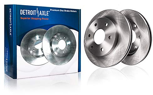 Detroit Axle - Rear Brake Rotors for 2015 2016 2017 Ford F-150 [Electronic Parking Brakes], Disc Brake Rotors Replacement : 13.23 inch Rotor