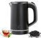 Mini bollitore elettrico da viaggio, 800 ml, adatto per ufficio, viaggi d'affari, campeggio a casa, caffè e tè (nero)