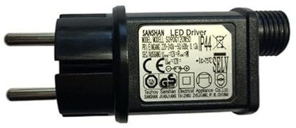 Transformateur Guirlande LED 12V 9W IP44