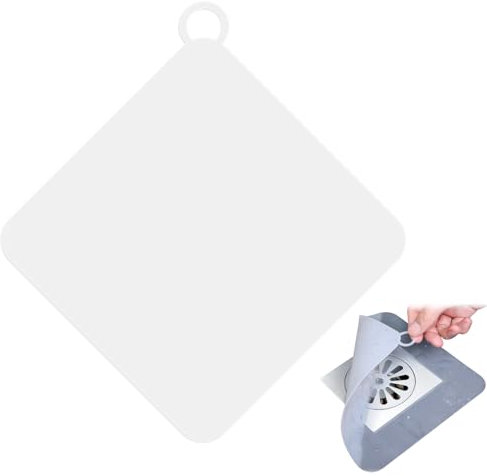 Tappi in Silicone per Scarico Pavimento,Set di 2,Anti-Odore e Deodorante,Adatti per Bagno e Cucina, Guarnizione in Gel di Silice, Blocco Efficace degli Odori, Eco-compatibili e Facili da Installare