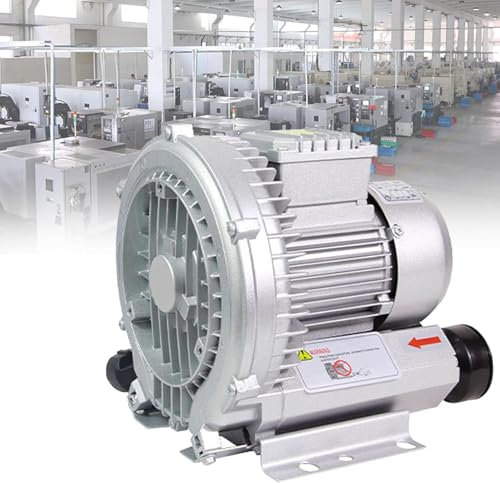 Soplador de canal lateral, ventilador vortex de alta presión, 120 W - 2200 W, bomba de vacío industrial monofásica de alta presión,motor totalmente de cobre,bomba centrífuga de bajo ruido,180W/0.24HP