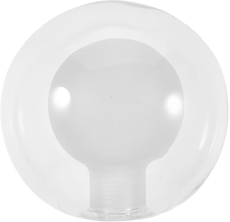 HOLIDYOYO Pantalla De Lámpara De Vidrio White G9 10 cm | Diseño Abierto, Instalación Sencilla, Uso Versátil, Para Techo Y Colgante, 1 Pieza