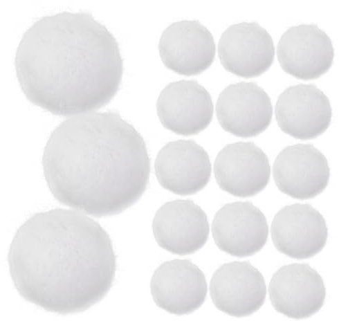 Lurrose 20stücke Wollfilzkugeln Weiche Pom Pom Bälle Für DIY-bastelprojekte Dekorationen Und Kränze Vielseitige Verwendung Für Heimdekoration Und Feiern