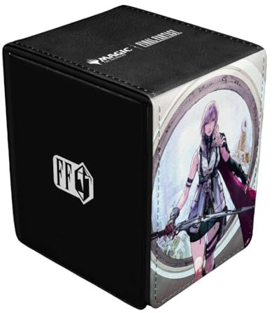 Ultra Pro Final Fantasy - Alcove Flip Deck Box W for Magic: The Gathering Deck Boxes - Lightning