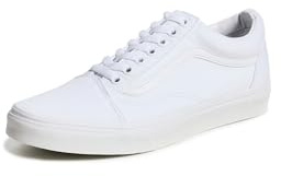 Vans Old Skool (Suede/Canvas), Zapatillas Deportivas Unisex Adulto, Blanco True White W00, 36.5 EU