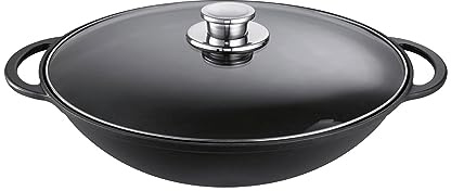 Schulte-Ufer 1662-36 s Wok Rustika 36 cm, schwarz