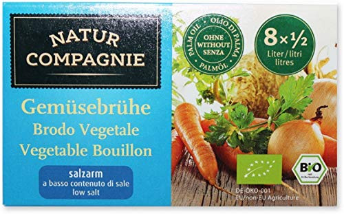 Brodo a cubetti con ridotto contenuto di sale BIO 68 g - NATUR COMPAGNIE