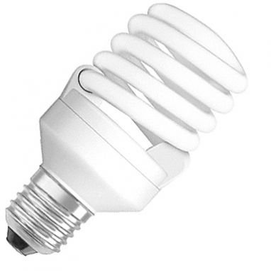 Osram Energiesparlampe DULUX INTELLIGENT HIGH EFFICIENCY MICRO TWIST DINT HE MICRTW, 14 Watt - 14W / E27 / 827