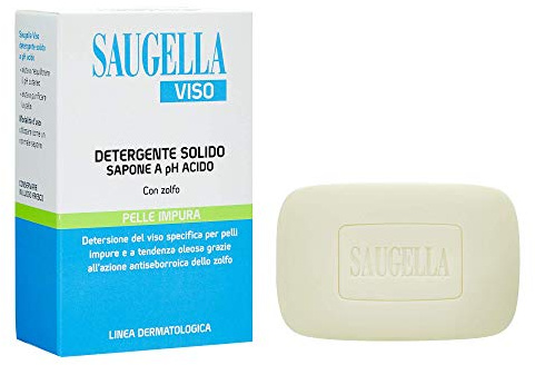 Saugella Gesichtsreiniger mit Schwefel für unreine Haut und ölige Tendenz 100 g