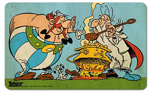 Logoshirt® Asterix I Obelix & Getafix I Magic Potion I Breakfast Board I Chopping Board I 23x14cm I Dishwasher Safe & Heat Resistant I Licensed Original Design