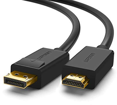 Cape Ugreen Displayport Hdmi 4 K 30 Hz 28 Awg 1,5 m - Preto