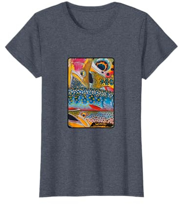 Forellen Konfetti Series 4 T-Shirt Derek DEYOUNG Angeln Geschenk T-Shirt