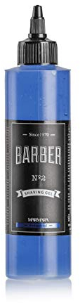 barber marmara Shaving Gel No.2 Men 250ml Rasiergel Transparent Männer Rasur Herren nicht-schäumend präzise Rasur der Bartkonturen (No.2)