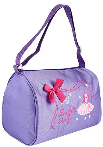 Alomejor Niña Niños Baile Ballet Bolsa de natación Princesa Bolsos Cruzados Bolsos de Hombro Mochila Bolso Bordado