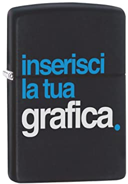 Point20.it - Accendino benzina personalizzato con foto modello zip gadget idea regalo fidanzati anniversario festa del papà mamma cucina natale