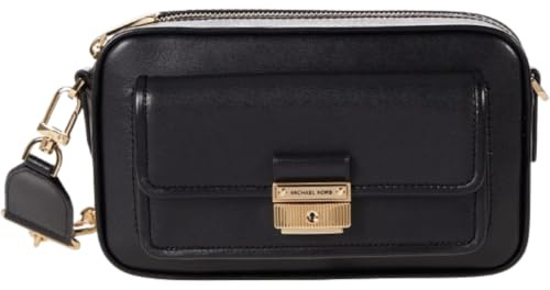 Michael Kors Bradshaw Medium Pocket Camera Crossbody Black One Size