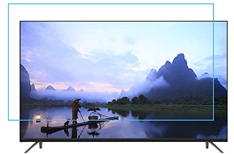 JQZWXX 40-65 Inch TV Screen Protectors Anti-Glare TV Screen Protector Filter Out Blue Light Anti Scratch Film for SAMSUNG, Hysenss, SONY, LG Etc / 40in886x498mm