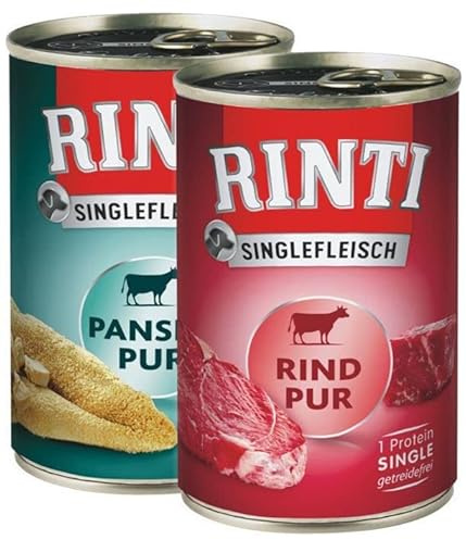 Rinti Singlefleisch Multipack Rind & Pansen 12 x 800 g