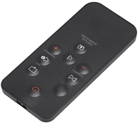 Ersatz-Fernbedienung für Sound Bar Boost TV, Empfindliche Tasten, Klare Zeichen, Einfacher Zugriff, Robuste Lautsprechersystem-Fernbedienung für Boost TV