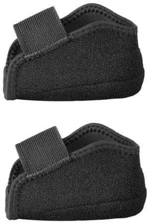 iplusmile 1Par Silicone Heel Protector Cover med Stötdämpning Tryckavlastning Bekväm Hälkudde för Boots Sneakers Arbetskor S