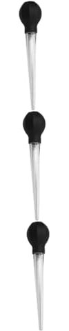 BESPORTBLE 3pcs Turkey Baster and Flavor Injector Tool Basting Pump for Moisture Retention Meats for Barbecue Roasting and Grilling Flavor of Turkey Chicken Pork