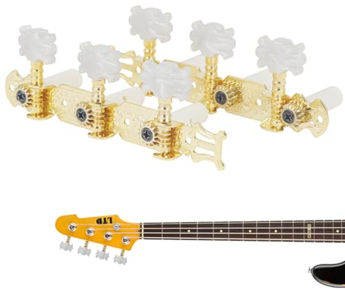 2 Stück Stimmwirbel für Klassische Gitarre, Gitarren-Stimmwirbel 3L + 3R, Mechaniken für Gitarrensaiten, Stimmgeräte Ersatzteile für Akustikgitarren